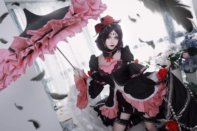 王者荣耀 露娜 哥特 cosplay