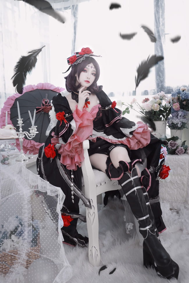 王者荣耀 露娜 哥特 cosplay