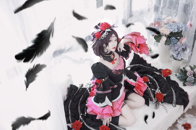 王者荣耀 露娜 哥特 cosplay