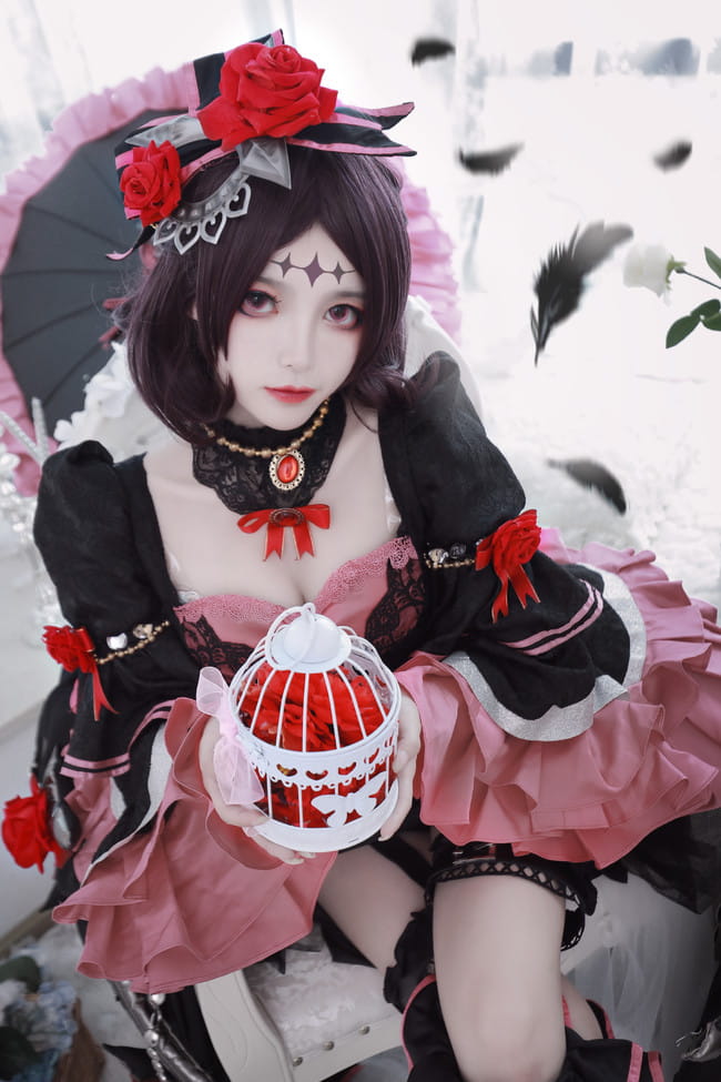 王者荣耀 露娜 哥特 cosplay