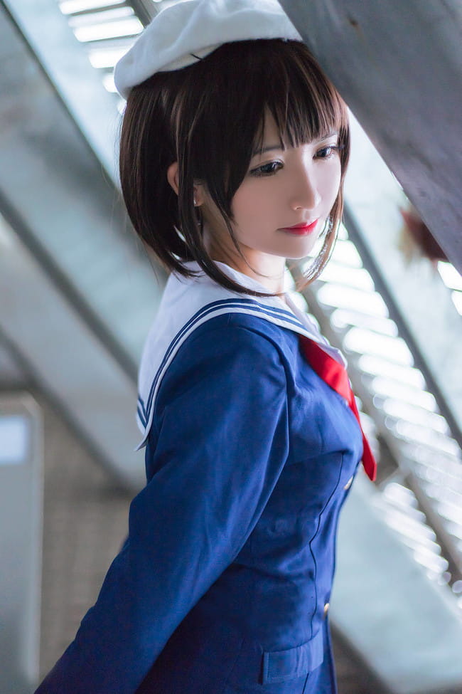 路人女主的养成方法 加藤惠 校服场照 cosplay