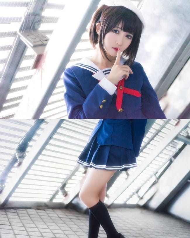 路人女主的养成方法 加藤惠 校服场照 cosplay