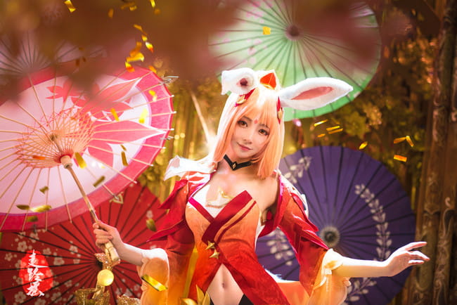 王者荣耀 公孙离 幻舞玲珑 cosplay