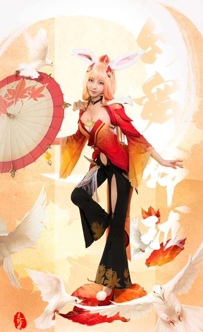 王者荣耀 公孙离 幻舞玲珑 cosplay