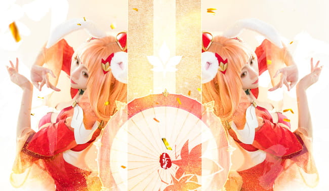 王者荣耀 公孙离 幻舞玲珑 cosplay