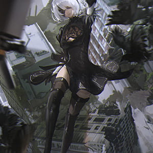 一个人的心跳 再快也不喧闹  二次元女生头像