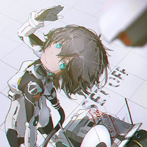 一个人的心跳 再快也不喧闹  二次元女生头像