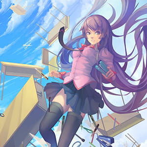 人只能自救 谁也无法救别人 二次元女生头像