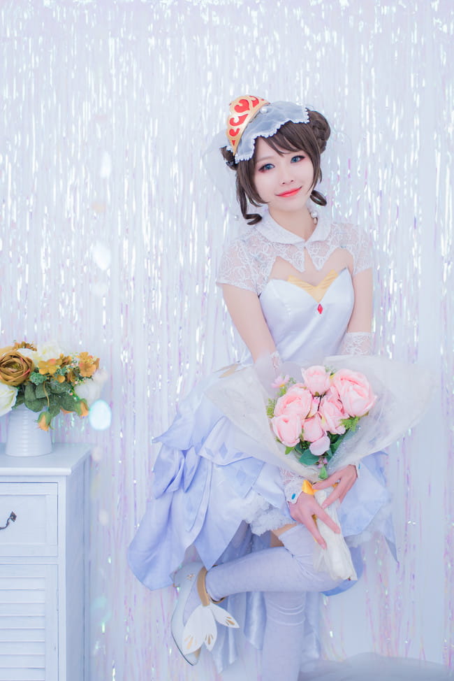 王者荣耀 花会枯萎 爱永不凋零 cosplay