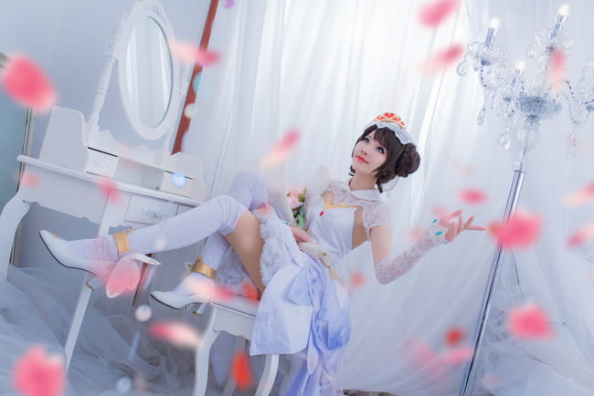王者荣耀 花会枯萎 爱永不凋零 cosplay