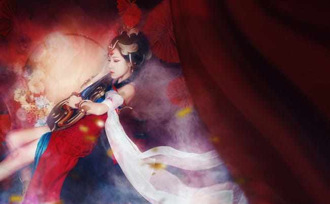 王者荣耀杨玉环霓裳曲 cosplay