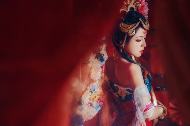 王者荣耀杨玉环霓裳曲 cosplay