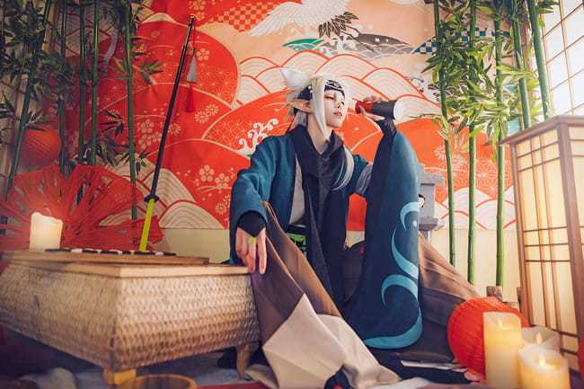 凹凸世界同人 妖怪格瑞 cosplay