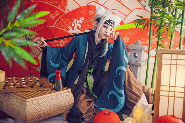 凹凸世界同人 妖怪格瑞 cosplay