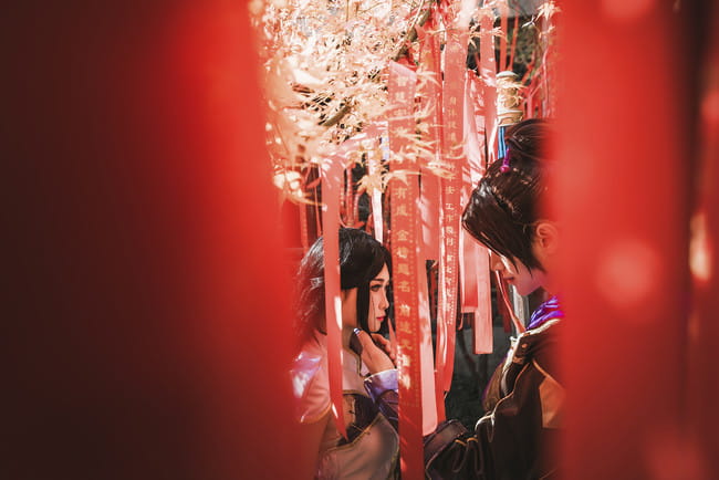 姻缘呢，上天安排的最大嘛~