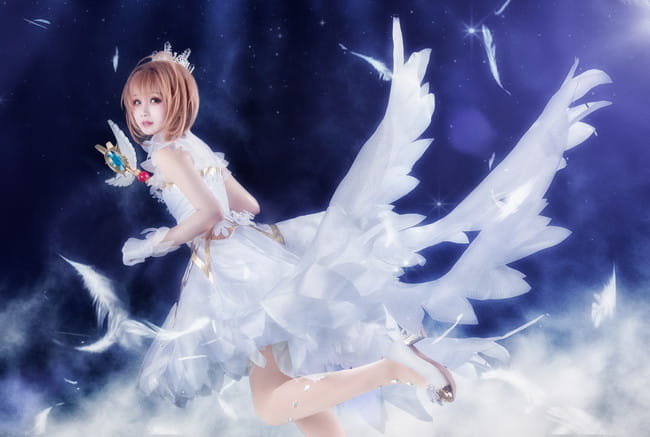 魔卡少女樱透明卡牌OP cosplay