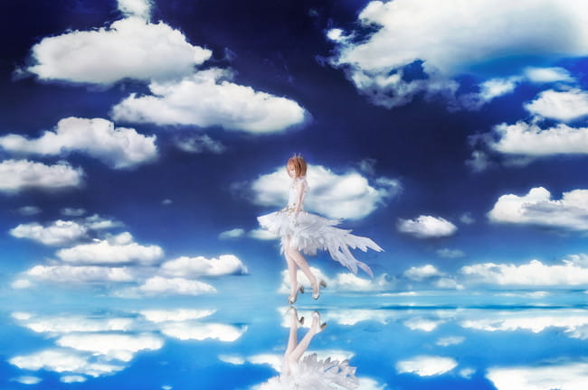 魔卡少女樱透明卡牌OP cosplay