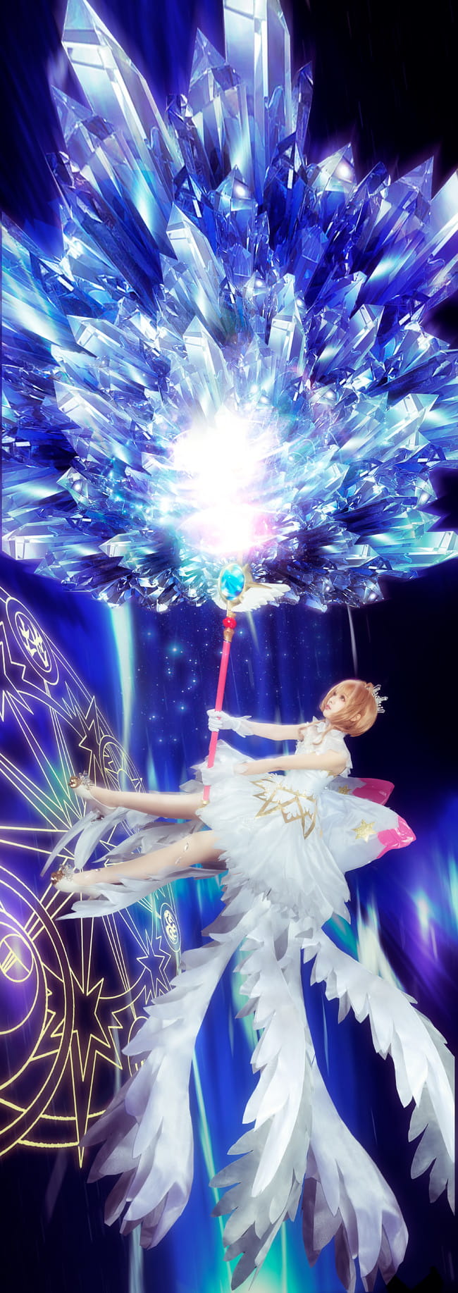 魔卡少女樱透明卡牌OP cosplay