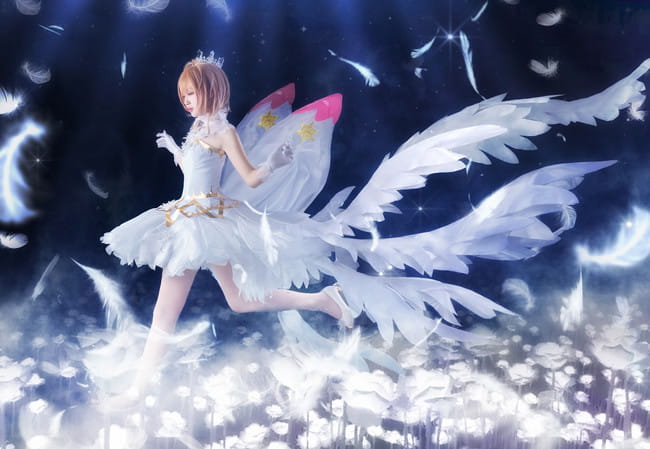 魔卡少女樱透明卡牌OP cosplay