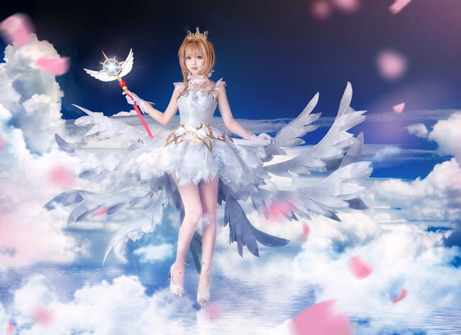 魔卡少女樱透明卡牌OP cosplay