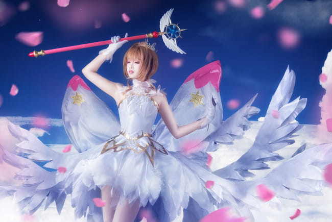 魔卡少女樱透明卡牌OP cosplay