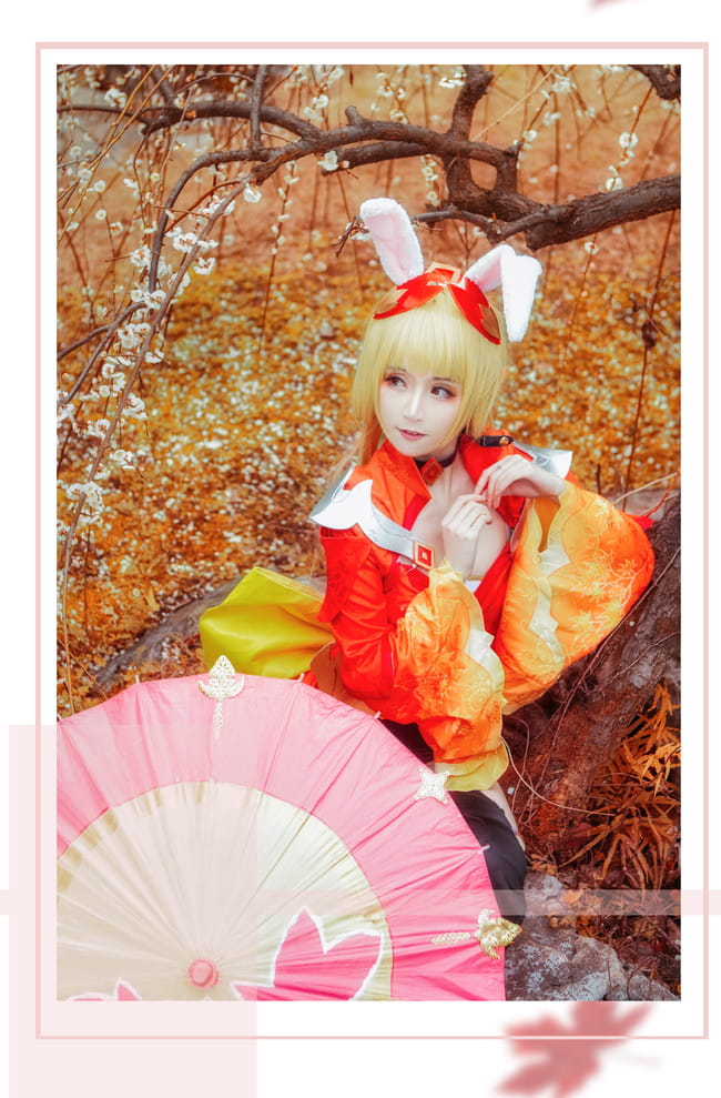【王者荣耀】公孙离的紅葉愛唄 cosplay