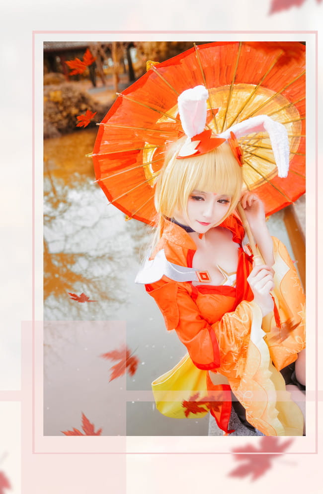 【王者荣耀】公孙离的紅葉愛唄 cosplay