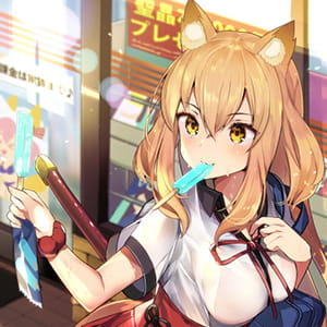 摘下眼镜的世界自带滤镜 二次元动漫头像