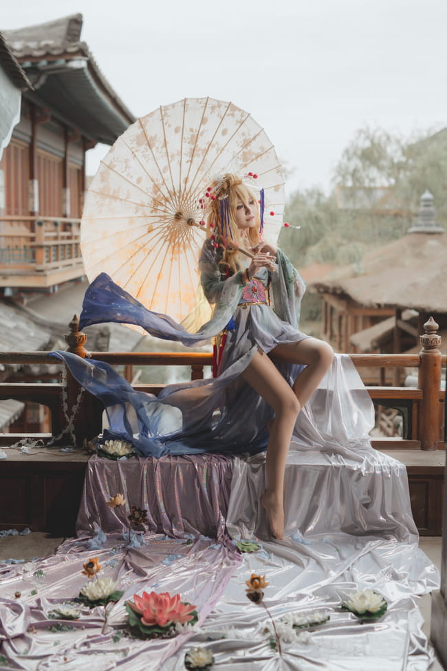 扉 吉原安里 和风 花魁 cosplay