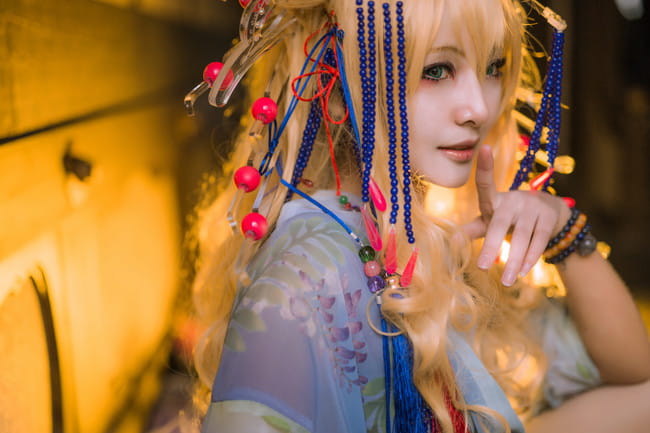 扉 吉原安里 和风 花魁 cosplay