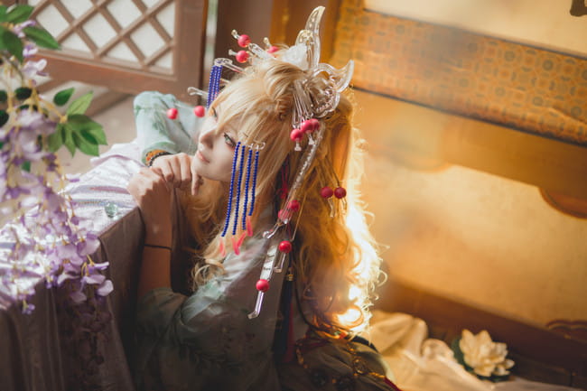 扉 吉原安里 和风 花魁 cosplay