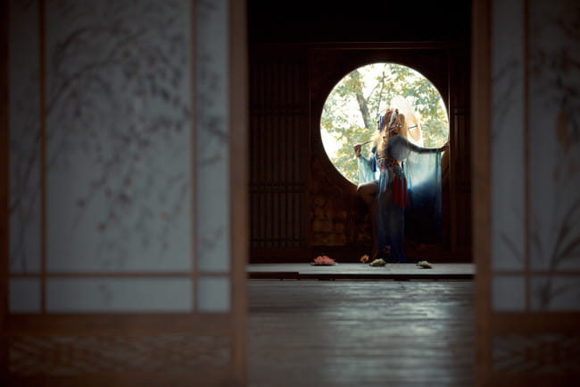 扉 吉原安里 和风 花魁 cosplay