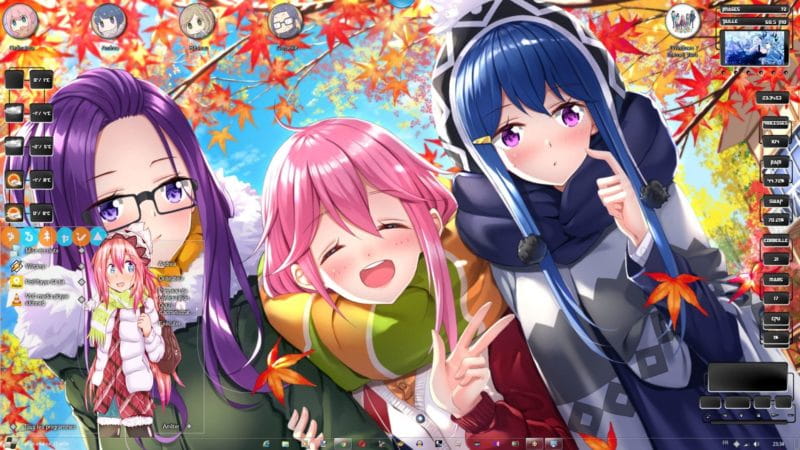 【win7主题】摇曳露营 萌化电脑主题