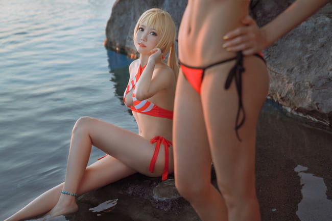 Fate/Grand Order 尼禄泳装cosplay