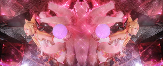 英雄联盟 阿狸 星之守护者 九尾妖狐阿狸 cosplay