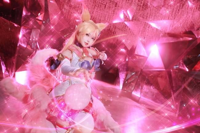 英雄联盟 阿狸 星之守护者 九尾妖狐阿狸 cosplay