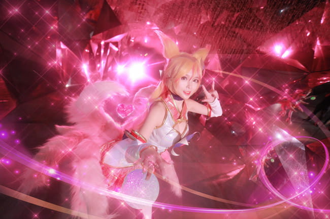 英雄联盟 阿狸 星之守护者 九尾妖狐阿狸 cosplay