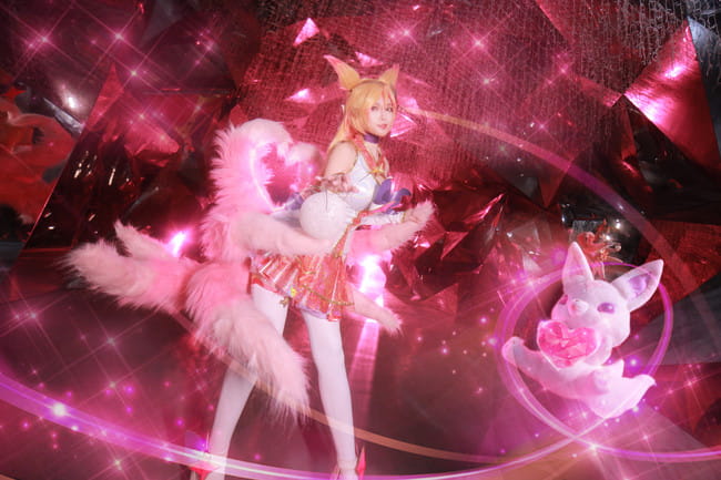 英雄联盟 阿狸 星之守护者 九尾妖狐阿狸 cosplay