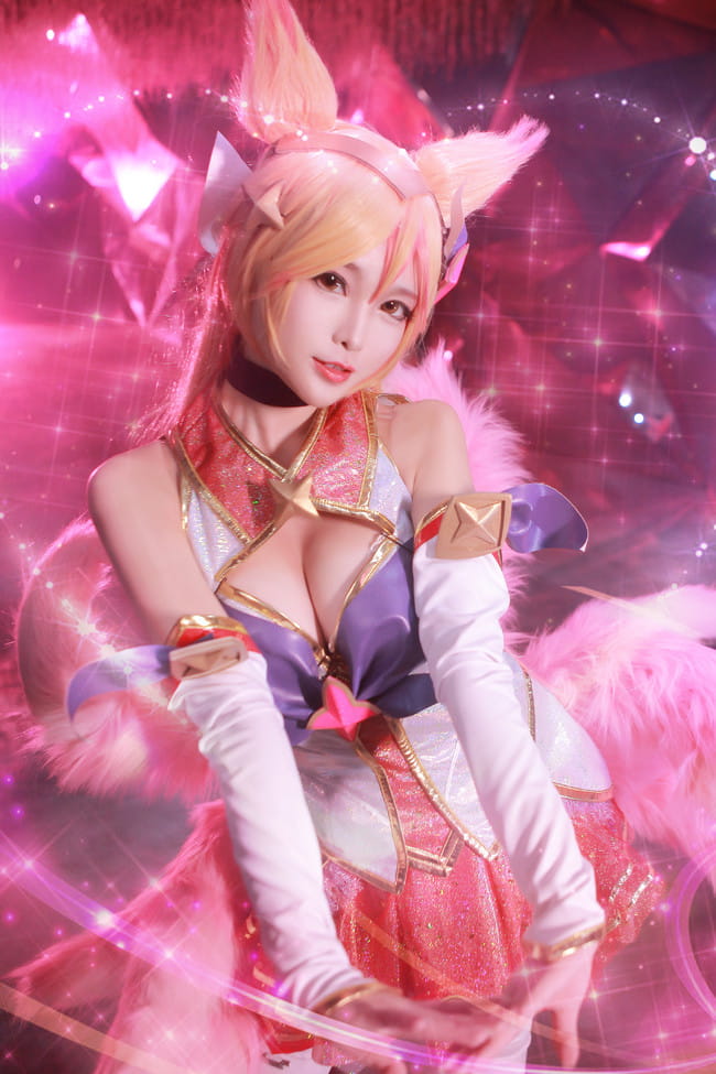 英雄联盟 阿狸 星之守护者 九尾妖狐阿狸 cosplay