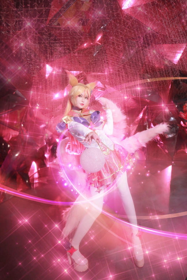 英雄联盟 阿狸 星之守护者 九尾妖狐阿狸 cosplay