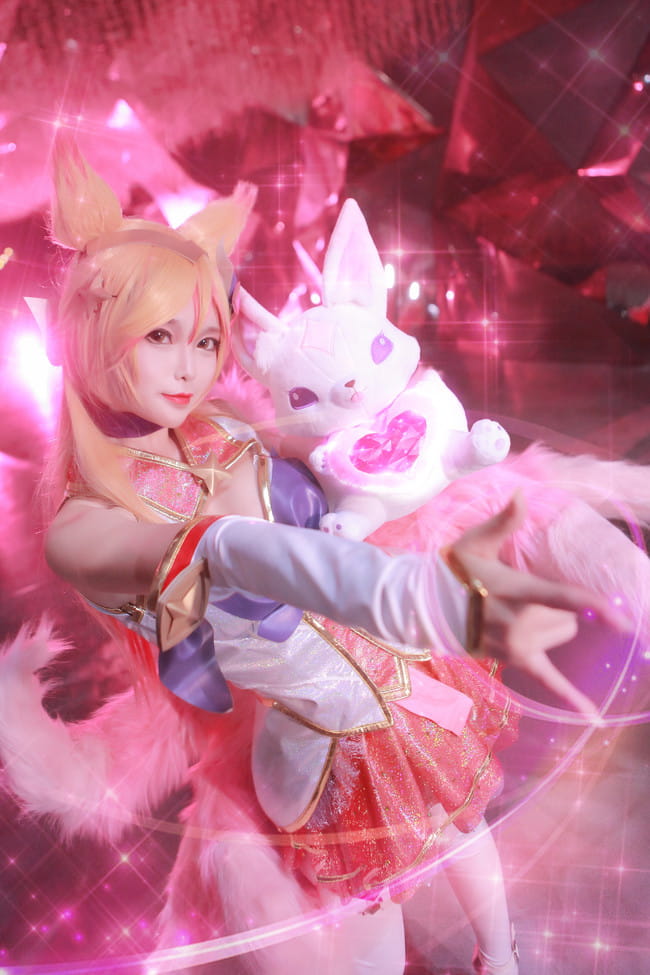 英雄联盟 阿狸 星之守护者 九尾妖狐阿狸 cosplay