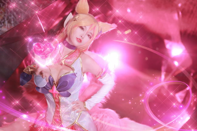 英雄联盟 阿狸 星之守护者 九尾妖狐阿狸 cosplay
