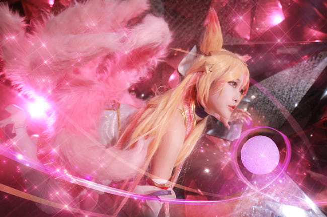 英雄联盟 阿狸 星之守护者 九尾妖狐阿狸 cosplay