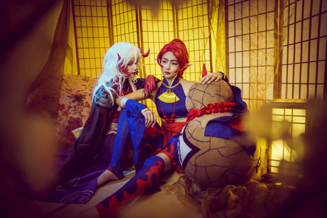 阴阳师 茨木童子 酒吞童子 cosplay