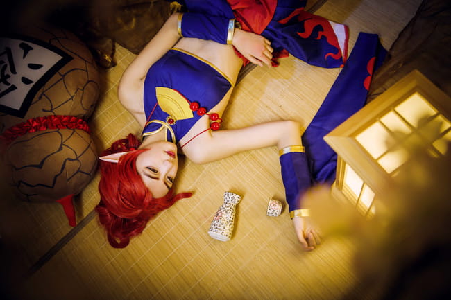 阴阳师 茨木童子 酒吞童子 cosplay