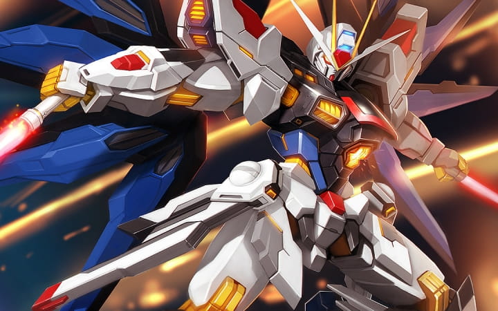 《机动战士高达seed》强袭高达萌化手机主题