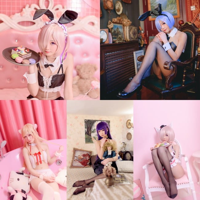 蕾姆 玛修 亚丝娜 腿控福利 cosplay