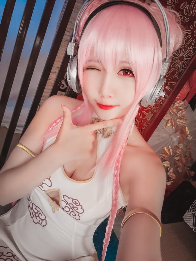 索尼子旗袍 足控福利 cosplay