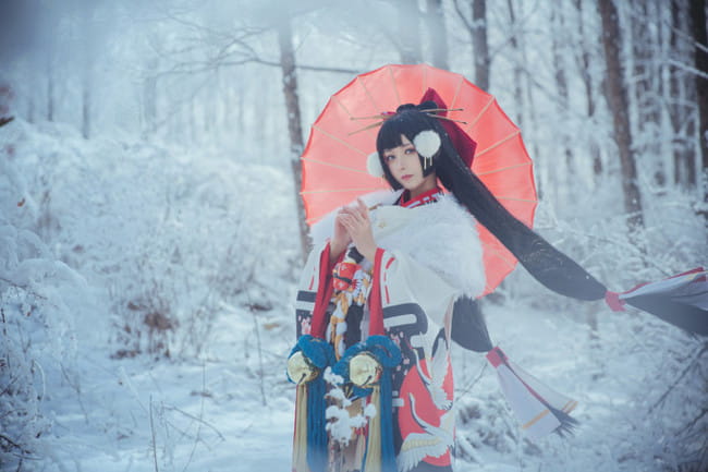 阴阳师 决战!平安京 雪女 cosplay