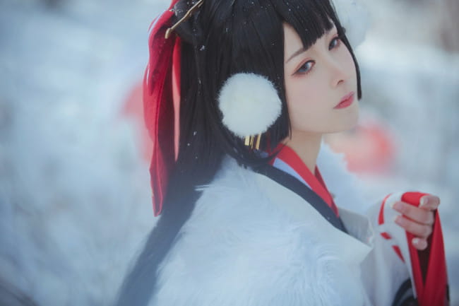 阴阳师 决战!平安京 雪女 cosplay